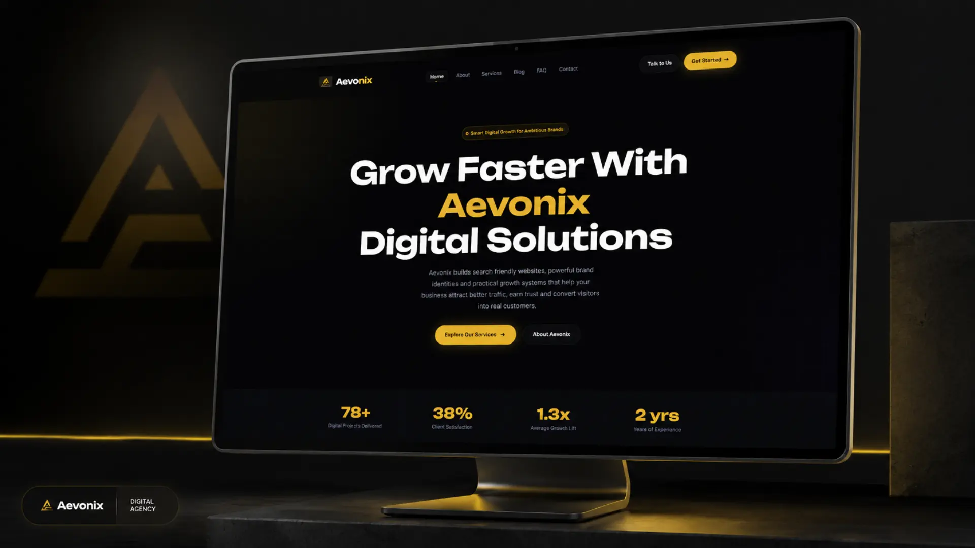 Aevonix Business Website Development Project
