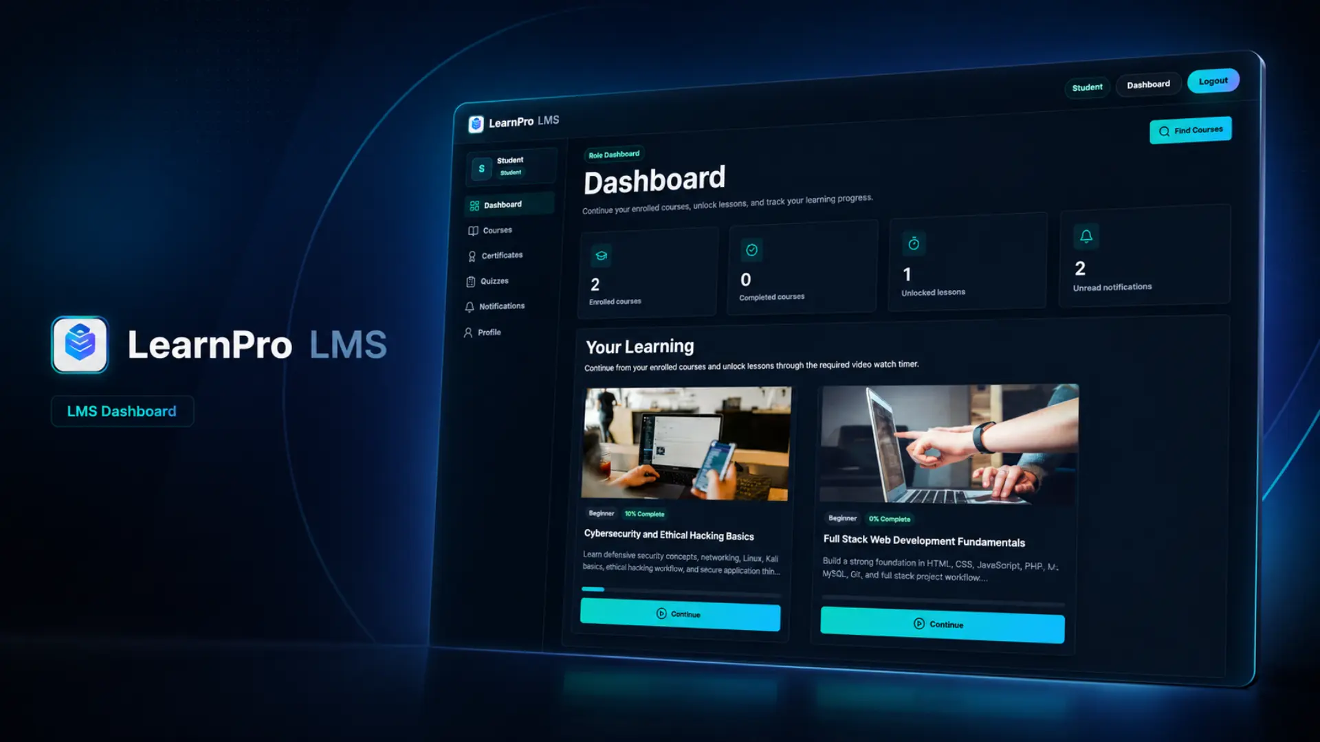 LernPro Educational Platform Web Development Project
